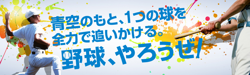 青球連盟オフィシャルホームページ。青空のもと、1つの球を全力で追いかける。野球やろうぜ！